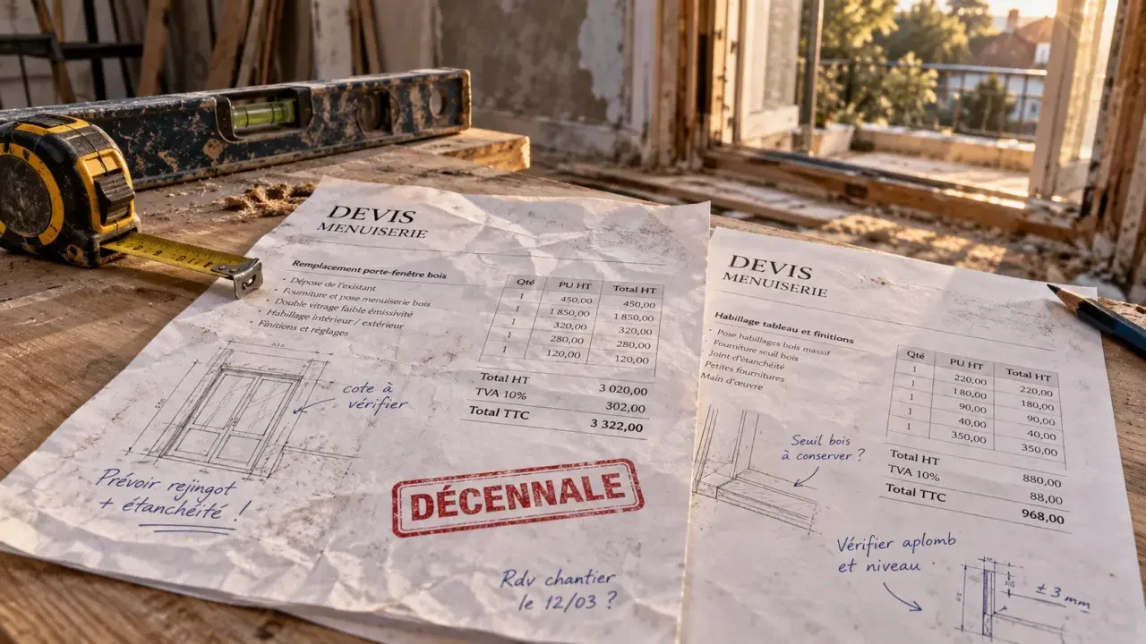 Menuisier en Essonne : comment décrypter vos devis et éviter les surcoûts