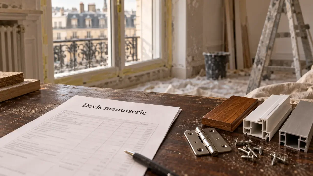 Menuisier à Paris : 3 points de vigilance pour un devis sans surprise